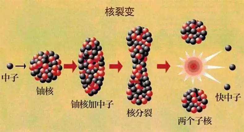 用中子轰击铀原子核时 居然探测到了更小的原子 哈恩怀疑是自己的铀