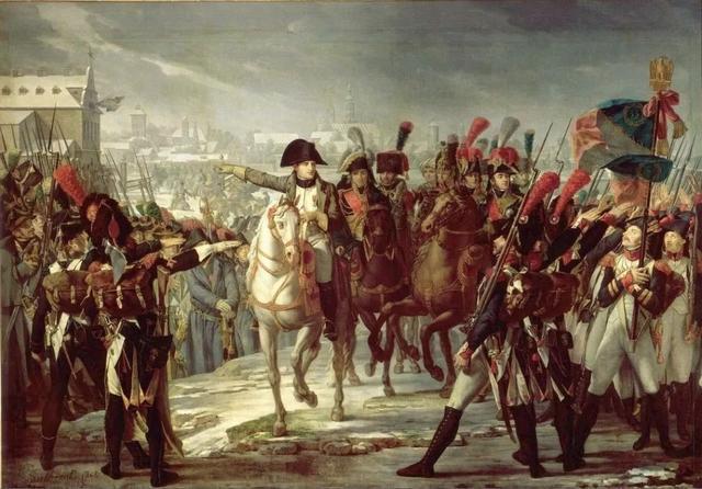 拿破仑进攻俄国(油画)