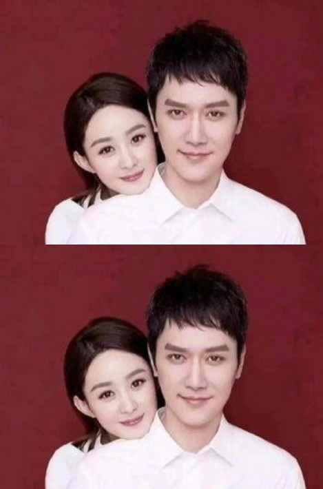 同样是"结婚照",别人都是白衣红底,只有她别具一格!