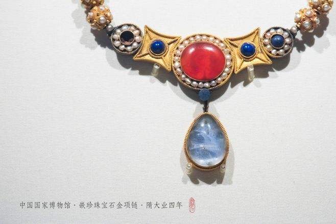 李静训墓出土一世界最美的项链堪称无价宝专家产地在阿富汗