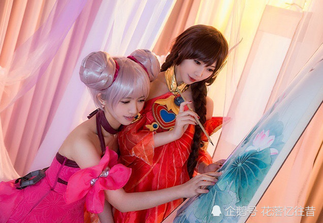 双胞胎姐妹cos大乔小乔被嘲太假,当看到全身照,网友