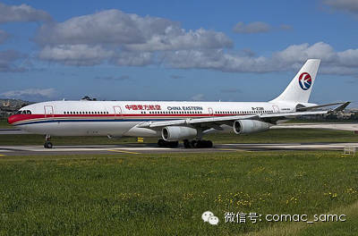 空客a340-300,简称a343与a332外形特征1,2,4,5,6,7相同,a342是a340