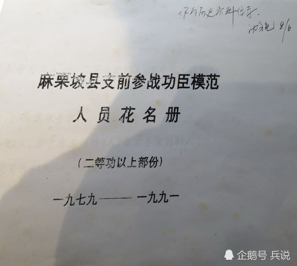 麻栗坡县支前参战功臣模范人员花名册,天保农场的民兵十分耀眼