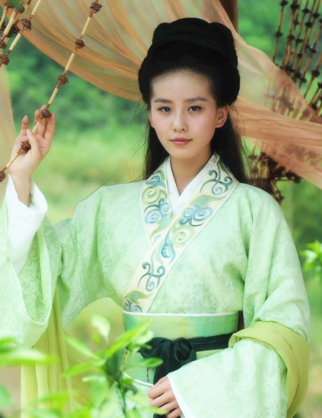 古装剧人物盘点:清新青绿衣女子,让你清凉一"夏"