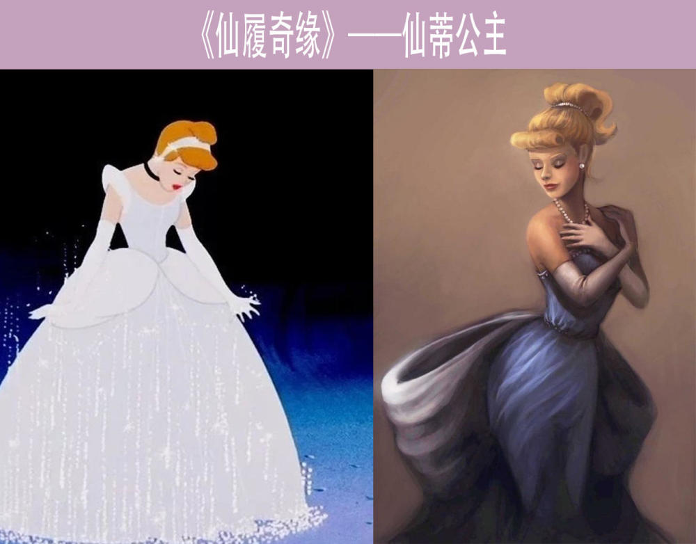 油画版的迪士尼公主,艾莎女王端庄如王后,白雪公主垂眸很撩人