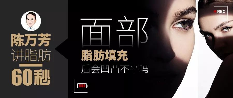陈万芳讲脂肪60秒:面部脂肪填充后会凹凸不平吗?