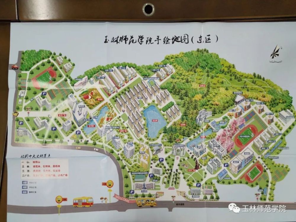 6,玉林师范学院手绘地图(东区)