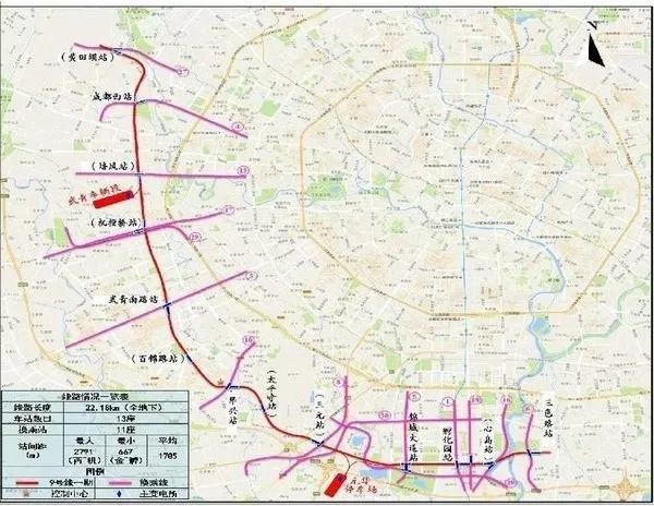 成都地铁7条线路即将开通!详细路线标注如下,哪条路过你家?