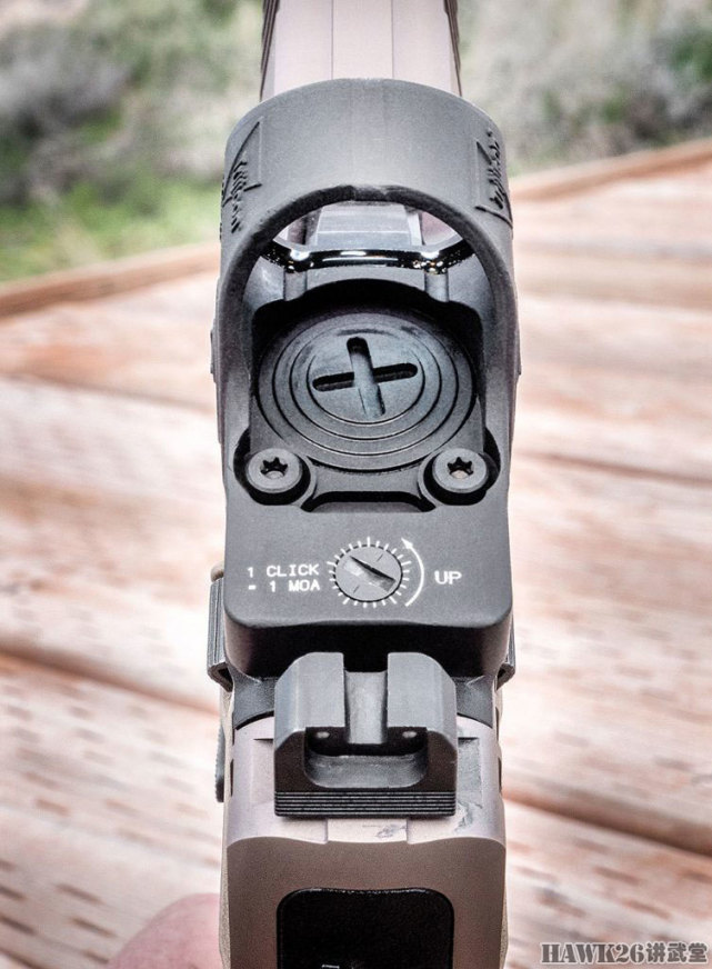 trijicon sro微型红点瞄准镜 圆形视野快速捕捉目标