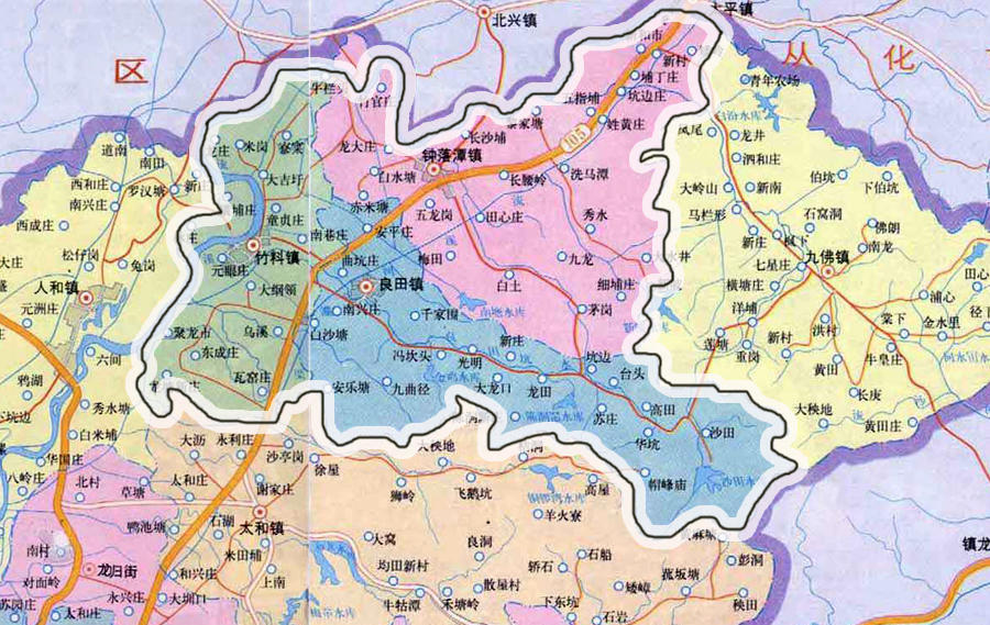 广东广州白云区面积最大的镇,地铁过境,拥有广州第二