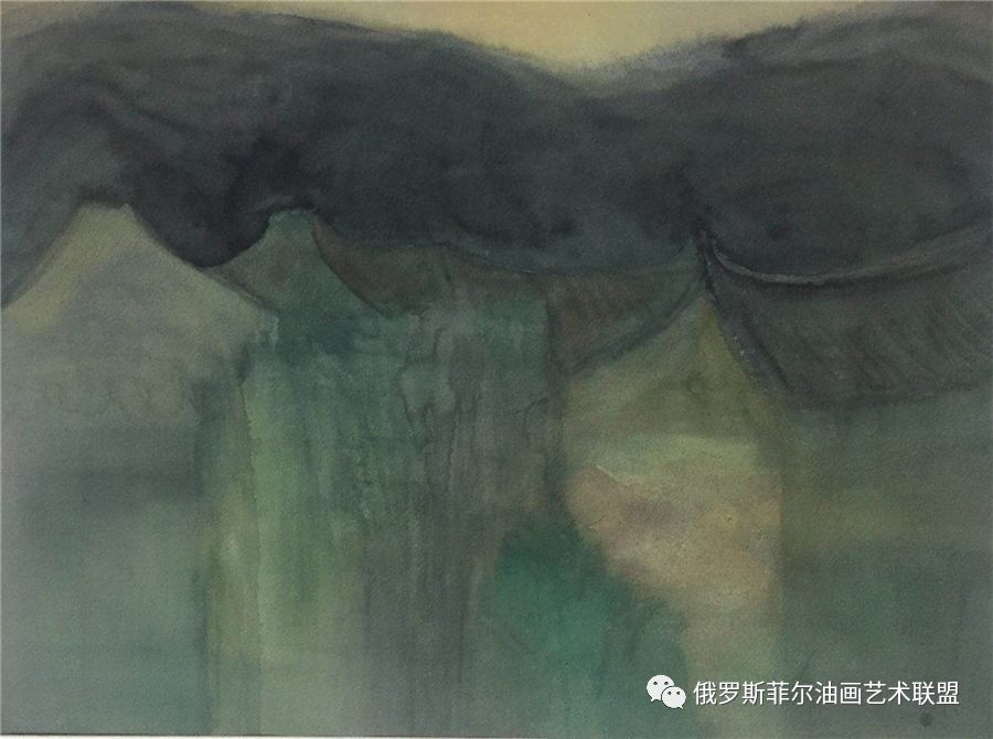 中国福建画家林奕德油画,水彩作品赏析