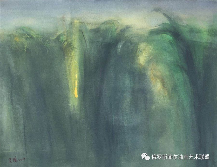 中国福建画家林奕德油画水彩作品赏析