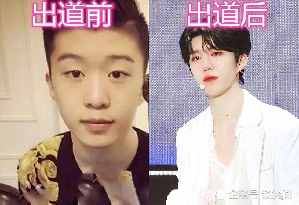 出道前vs出道后,朱正延迷彩服很帅气,看到陈立农:依旧