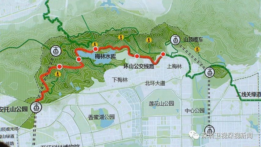 福田区重新规划整体城市:缆车直达安托山"太平山顶"