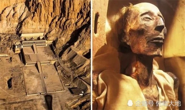 考古学家发现古埃及法老"木乃伊",拉美西斯