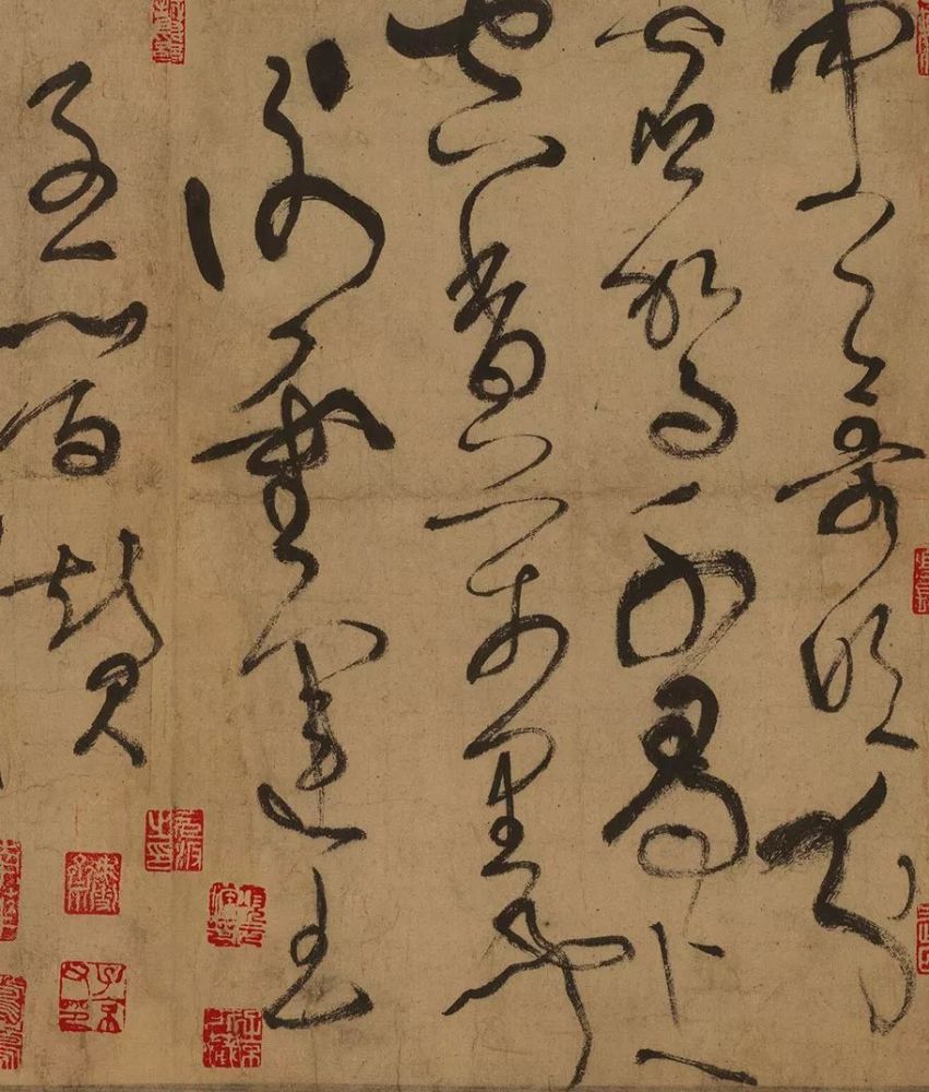 龙灵书道落纸云烟张旭草书古诗四帖欣赏及临习秘笈