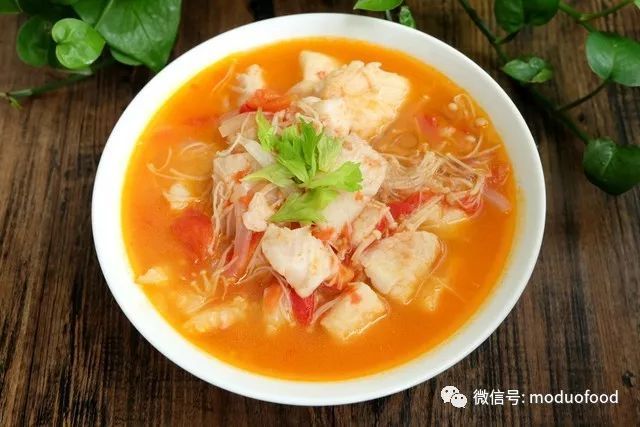 【魔多厨房】番茄金针菇巴沙鱼