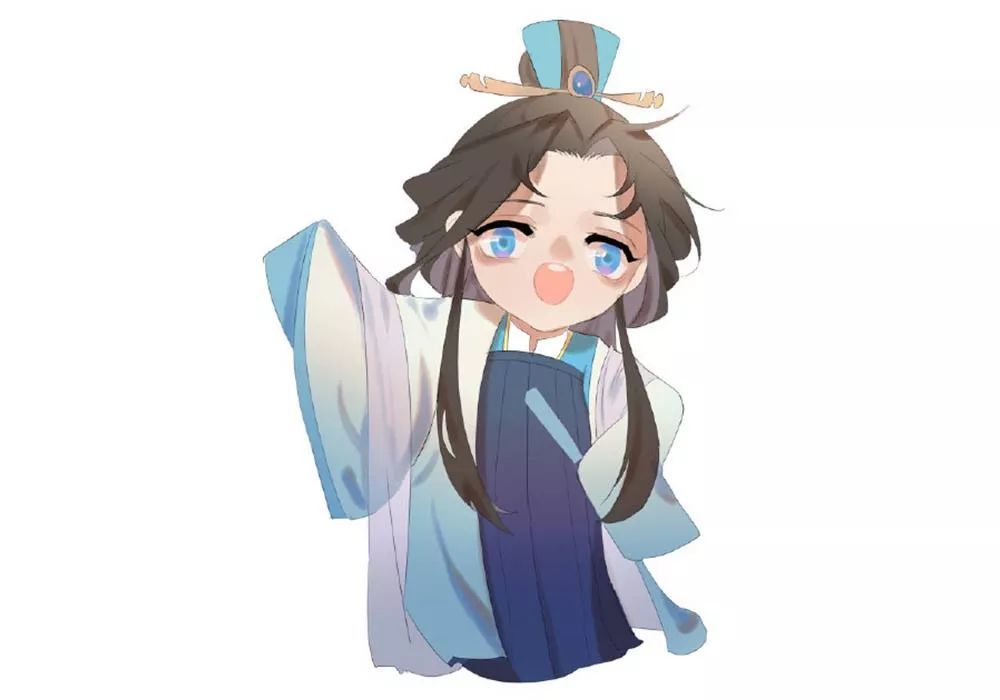 《天官赐福》画风可爱的众人,花花作画认真,风师有点可爱!