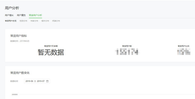 微信公众平台上线“常读用户”分析功能 可查询用户年龄等数据