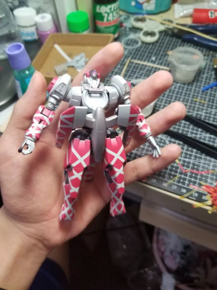 hg gnxiii绯红之王涂装庆祝jojo完结