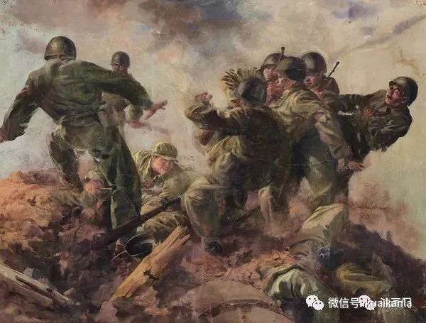 八一建军节,油画中的军魂,人物刻画的栩栩如生