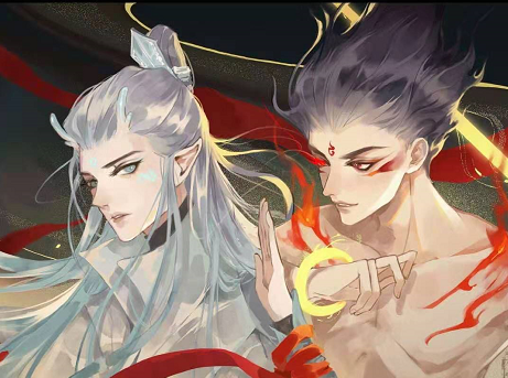 "哪吒 敖丙"同人壁纸来袭:藕饼cp令人上头,张张燃炸