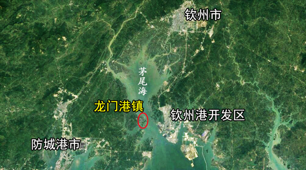 广西钦州市面积最小的镇位于海岛之上毗邻防城港市