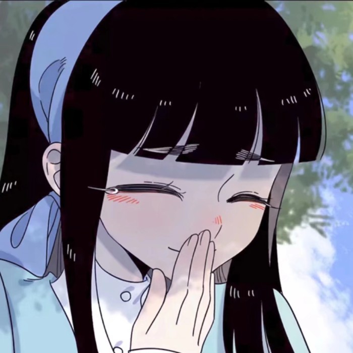 动漫女生头像:你是年少的欢喜,倒过来