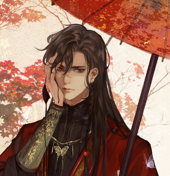 《天官赐福》漫画,提到仙乐太子,谢怜希冀的眼神让人心疼