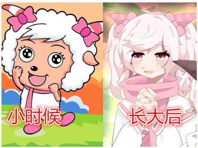 羊村小羊长大后:懒羊羊逆袭,喜羊羊帅气,而美羊羊让人