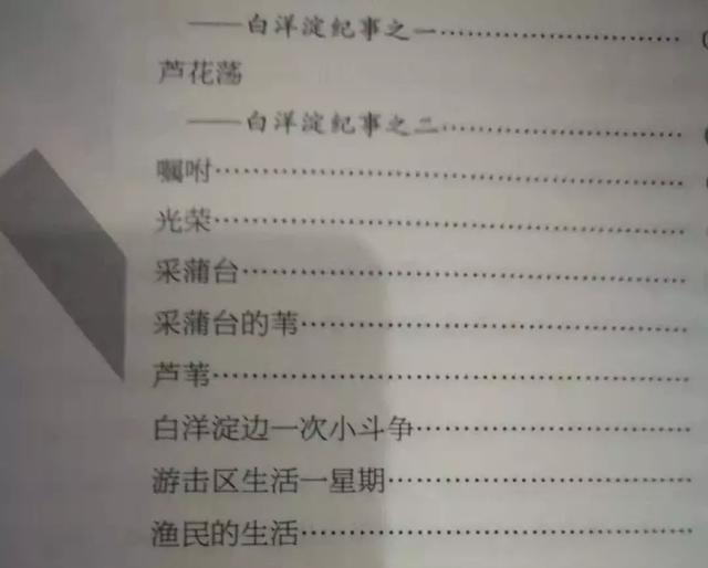 7.27《白洋淀纪事》二