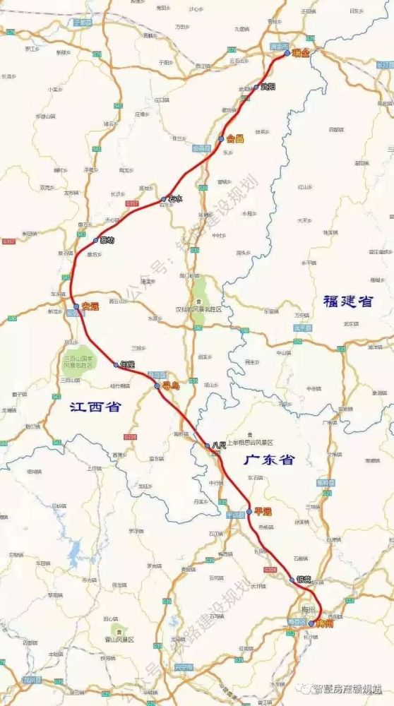 南瑞铁路:南瑞城际铁路,是连接江西省南丰至瑞金之间的城际铁路,列入