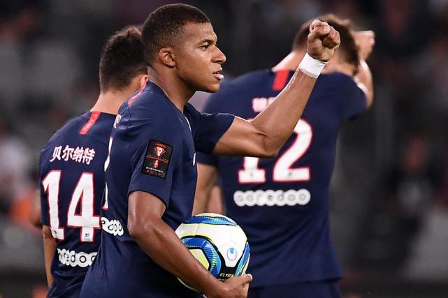 法国超级杯-巴黎2-1雷恩夺冠 姆巴佩天使建功内马尔缺席