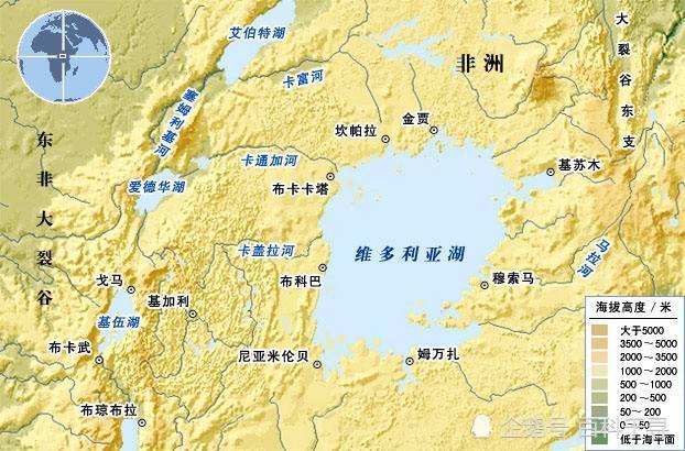 河水从北岸的流出,称为维多利亚尼罗河,流过艾伯特湖之后又改成艾伯特