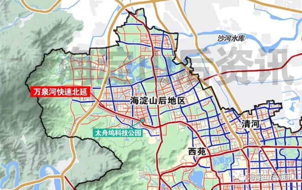 明年开建!挨着万泉河快速北延,海淀山后将建科技公园