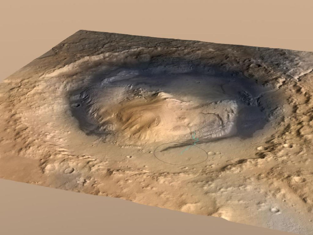 登陆火星整7年!好奇号攀登5500米高山峰