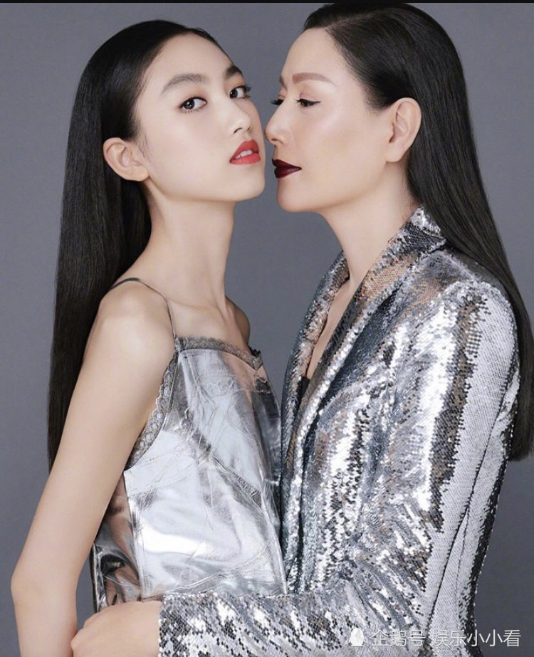 任达华妻子携14岁女儿任晴佳再登杂志封面,母女表现力