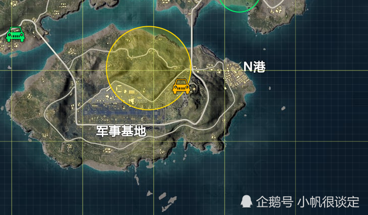 和平精英:海岛地图里n港,为什么常年人山人海,原来这