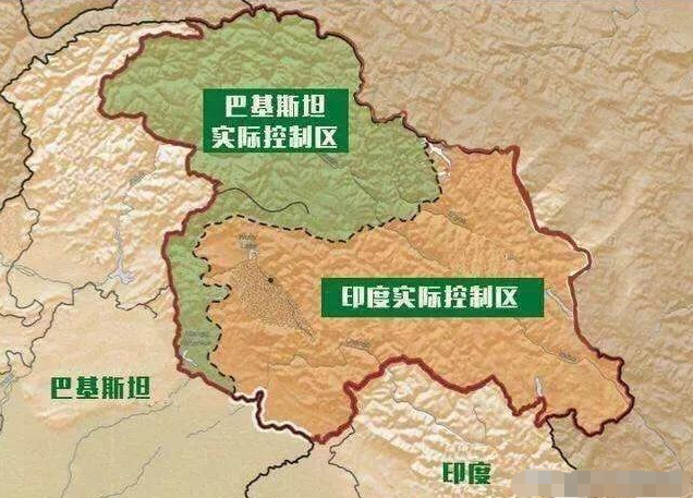 (克什米尔地区地图)