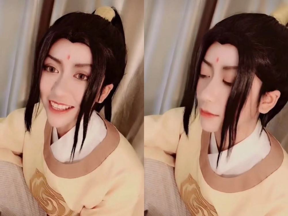 cos魔道祖师:魏无羡没啥,金子轩没啥,看到晓星尘:这边