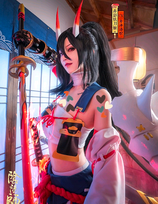 妖刀姬cos正片腿比妖刀还长一大截这谁扛得住