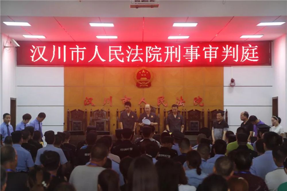 段浩浩等21人涉嫌组织,领导,参加黑社会性质组织罪一案在汉川法院一审