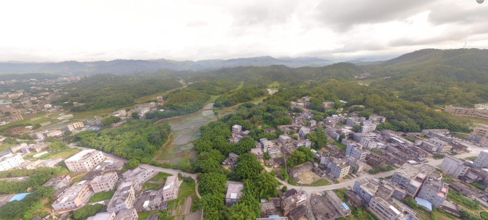 广西北流市白马镇黄龙村航拍美图