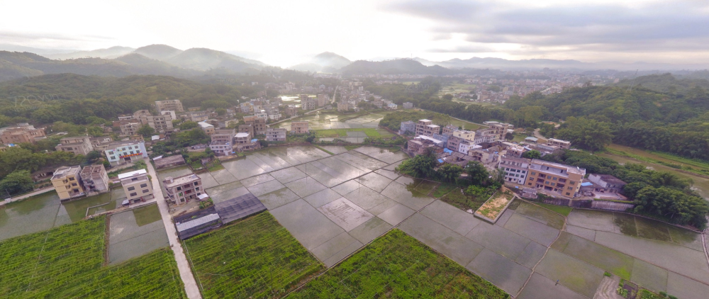 广西北流市白马镇黄龙村航拍美图