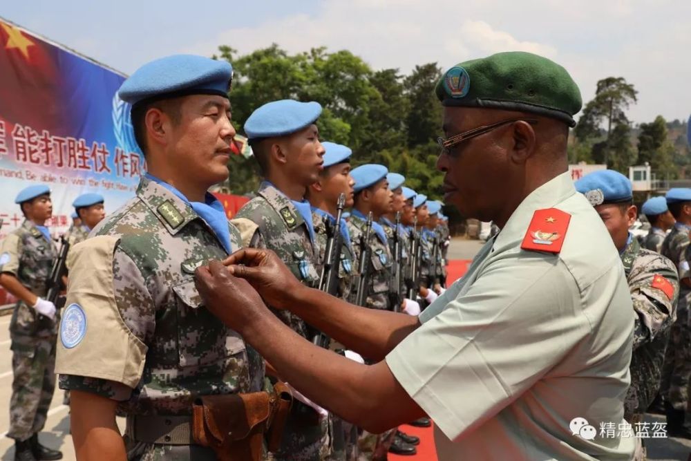 今天,又有一支中国维和部队被联合国授予"和平荣誉勋章"