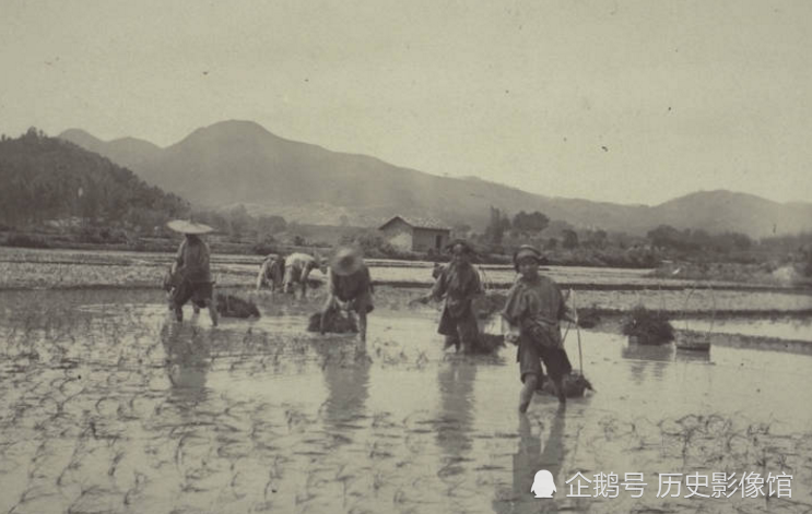 老照片:100年前中国农村人生活景象,原来这么美