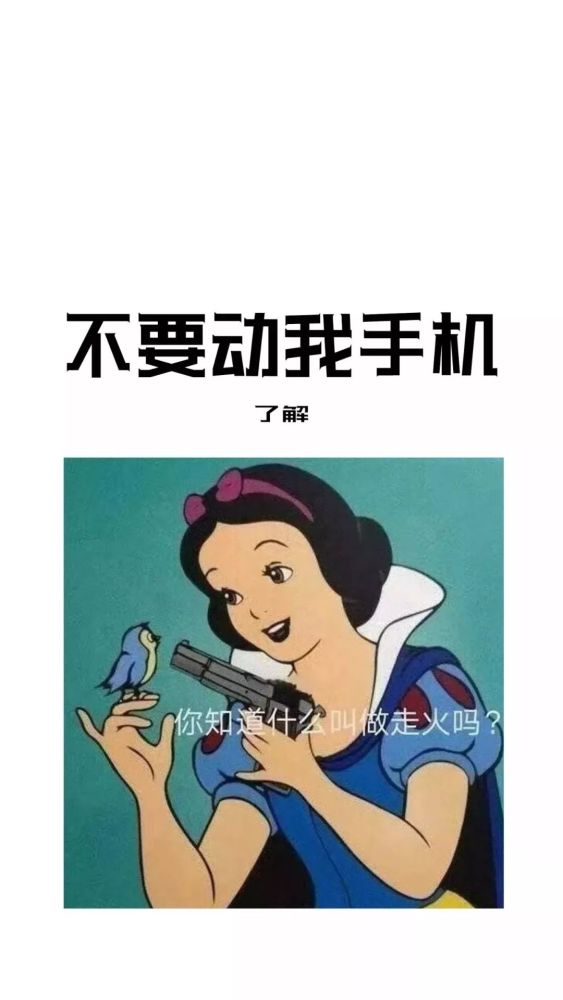 最近很火的"不要动我手机"系列壁纸