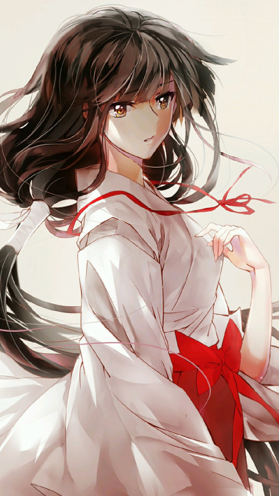 《犬夜叉》壁纸:冷酷杀生丸带着一个小女孩,属于他的