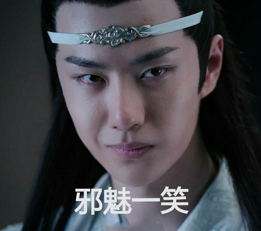 《陈情令》表情包上线了,图四蓝忘机坐得真是很端正啊