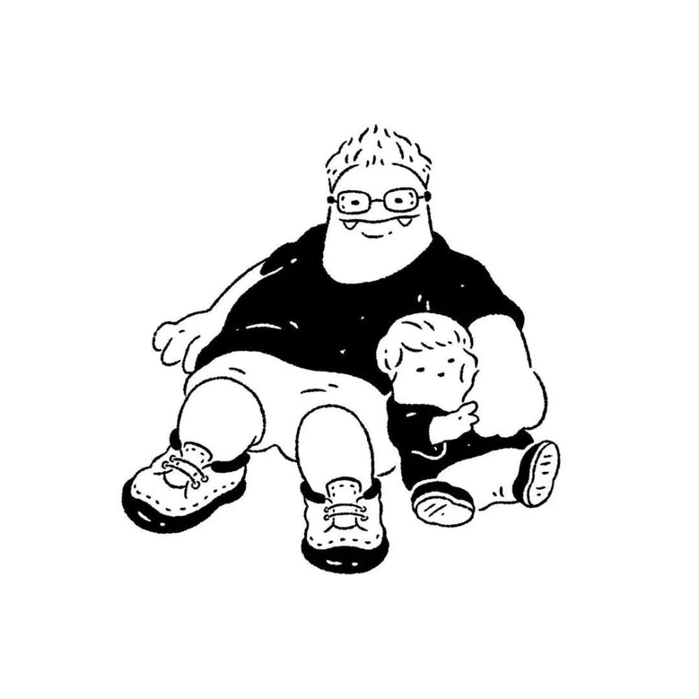 每天学一幅简笔画50种黑白色系的简笔插画形象你还不会画吗可爱小人物